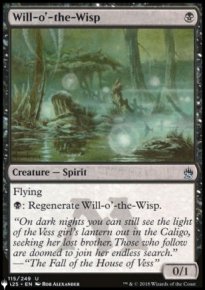 Will-o'-the-Wisp - The List