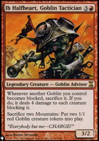 Ib Halfheart, Goblin Tactician - The List