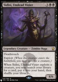 Sidisi, Undead Vizier - The List