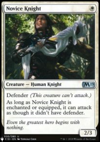 Novice Knight - The List