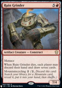 Ruin Grinder - The List