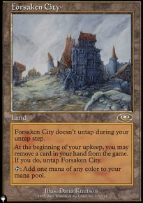 Forsaken City - The List