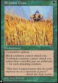 Elephant Grass - The List