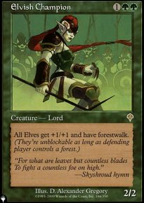 Elvish Champion - The List