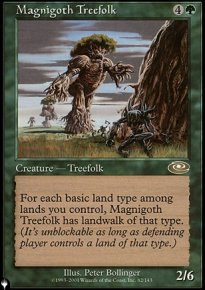 Magnigoth Treefolk - The List
