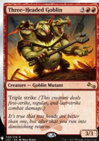Three-Headed Goblin - The List
