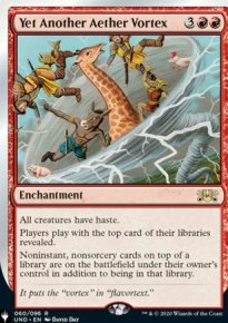 Yet Another Aether Vortex - The List