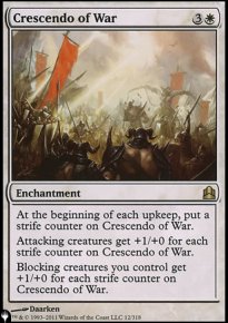 Crescendo of War - The List