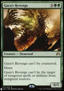 Gaea's Revenge - The List