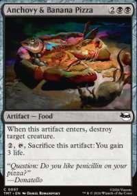 Anchovy & Banana Pizza - Teenage Mutant Ninja Turtles