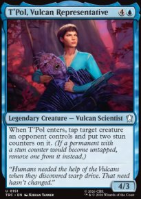 T'Pol, Vulcan Representative - Star Trek Commander Decks