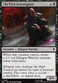 Cha'DIch Investigator - Star Trek