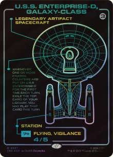 U.S.S. Enterprise-D, Galaxy-Class 3 - Star Trek