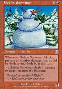 Goblin Snowman - Time Spiral