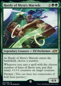 Hardy of Myra's Marvels 1 - Unfinity