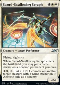 Sword-Swallowing Seraph - Unfinity