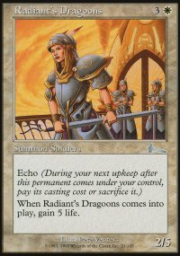 Radiant's Dragoons - Urza's Legacy