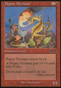 Pygmy Pyrosaur - Urza's Legacy