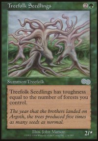 Treefolk Seedlings - Urza's Saga