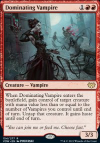 Dominating Vampire 1 - Innistrad: Crimson Vow