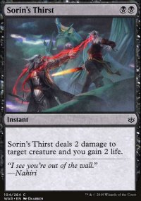 Sorin's Thirst - War of the Spark