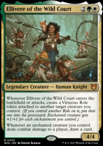 Ellivere of the Wild Court - Wilds of Eldraine Commander Decks