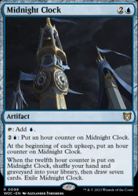 Midnight Clock - Wilds of Eldraine Commander Decks