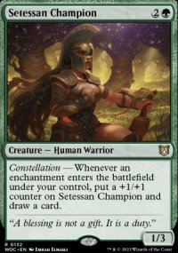 Setessan Champion - Wilds of Eldraine Commander Decks