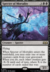 Specter of Mortality 1 - Wilds of Eldraine
