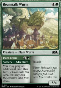 Beanstalk Wurm - Wilds of Eldraine