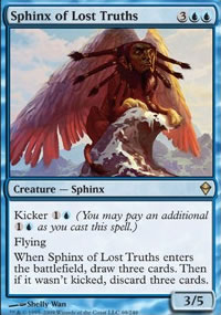 Sphinx of Lost Truths - Zendikar